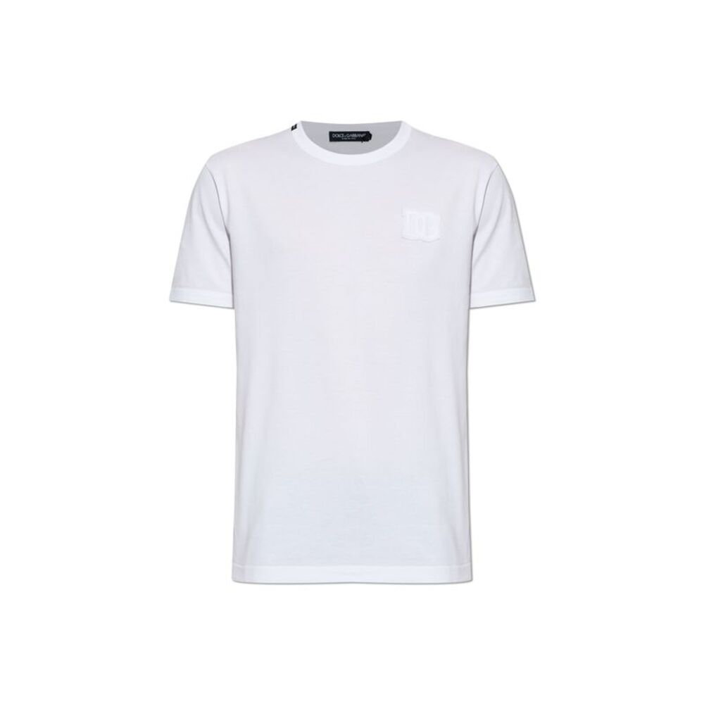 T-shirt with embroidered logo